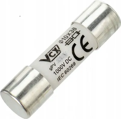 Produktbild von PV-SICHERUNGSHALTER DC SICHERUNGSTRENNSCHALTER DC Zylindrische 10x38 gPV Sicherungseinsätze 15A
