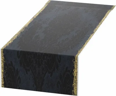 Produktbild von Duni Dunicel-Tischläufer Royal black 0,4x24 m
