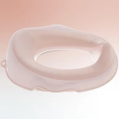 Produktbild von Sun Baby Toilettensitzbezug für Kinder, rutschfester Toilettensitz, Weiß, Rosa