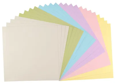Imagen del producto de Cartulina autoadhesiva para proyectos creativos, 30,5 x 30,5 cm (24 unidades)