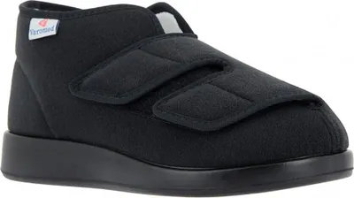 Produktbild von Verbandschuhe Uni Varomed Klettvelours Genua 61920 Schwarz Gr 36