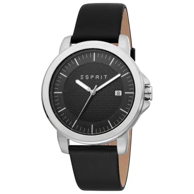 Produktbild von Esprit ES1G160L0015 Herren-Armbanduhr, Edelstahl-Gehäuse, Leder-Armband