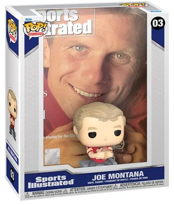 Imagen del producto de Figura Funko Pop! de Joe Montana, portada de Sports Illustrated, edición limitada en vinilo