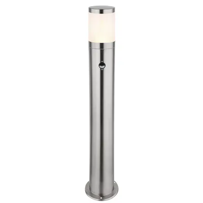 Produktbild von LED Stehleuchte, Bewegungsmelder, Edelstahl, silber, H 80 cm