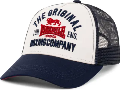 Productafbeelding van Kappe LARNE, kleur: ecru/donkerrood/donkerblauw, maat: one size, merk: Lonsdale