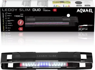 Image de LEDDY SLIM DUO 16 W SUNNY PLANT&NIGHT 2.0 (40-60 cm) noir