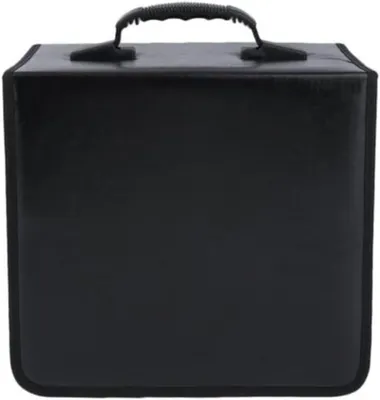 Produktbild von Tragbarer Organizer für 520 CD/DVD – Hülle mit Griff für Datenträger Schwarz