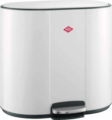Image de WESCO® Multi Collector 2, poubelle sur pied, blanc mat