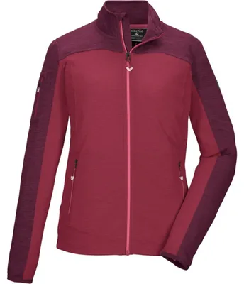 Produktbild von Killtec Powerstretchjacke für Damen mit verschliebaren Taschen, Farbe:Beaujolais, Größe:42