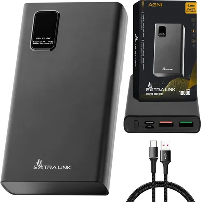 Produktbild von Extralink Powerbank 10000mAh 22,5W Fast Charge USB-C