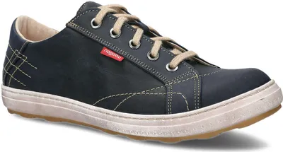 Produktbild von NAGABA Sneaker Herren Halbschuhe Echtleder für Herbst Frühling Dunkelblau, 41