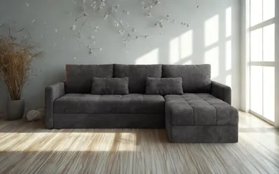 Obrázok produktu pre FurMeb24 ROHOVÁ SEDACIA SÚPRAVA s rozkladacou funkciou a úložným priestorom ROMA L 226 cm × 138 cm × 85 cm látka POSO 60