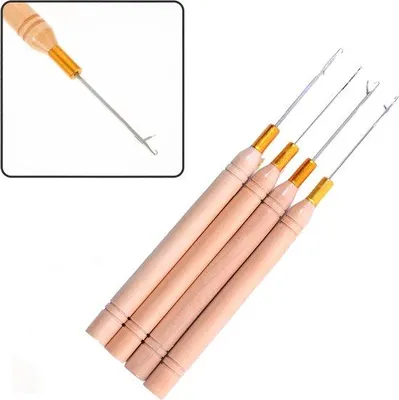Productafbeelding van CHPN – Verlengnaalden – Haaknaalden voor micro-nano ringhaarverlengingen – 4-delig – Verlenggereedschap voor haarverlengingen – Gereedschap voor haarverlengingen – Haakgereedschap – Microverlenggereedschap