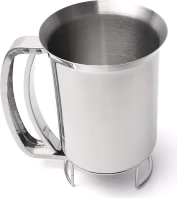 Produktbild von Professionelle 800ML Handheld Pfannkuchen Teig Spender Batter Trichter Küchenwerkzeug zum Backen Kuchen Cupcakes Crepes Waffeln Pfannkuchen
