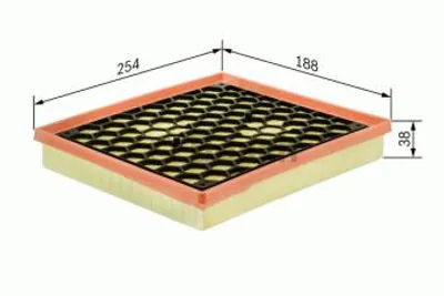Produktbild von Bosch Luftfilter  1 457 433 338