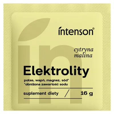 Productafbeelding van Intenson Elektrolyten, 16 gram, citroen-frambozensmaak