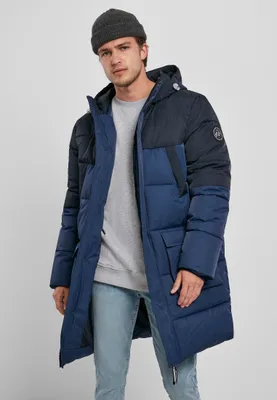 Zdjęcie produktu dla Kurtka puchowa Urban Classics, granatowo-czarna – rozmiar M