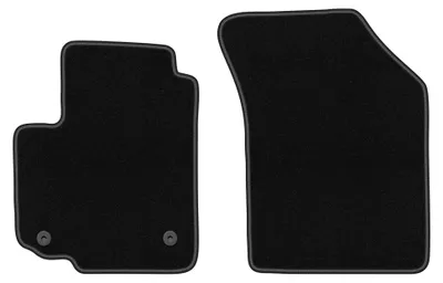 Image de Tapis avant en moquette pour Fiat Sedici 2006-2014 (à hayon) – 2 pièces, noirs, sur mesure – Wielganizator BASIC