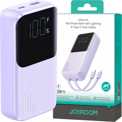 Produktbild von JOYROOM JR-PBC06, 10000 mAh, Lithium Polymer (LiPo), Schwarz