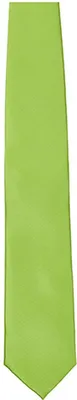Immagine prodotto di Cravatta di raso / 144 x 8,5cm / 100% cucita a mano - Colore: Lime - Dimensioni: 144 x 8,5cm