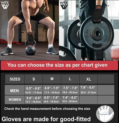 Image de Gants de musculation avec support pour le poignet, paume rembourrée, respirants, taille X-Large, pour le fitness