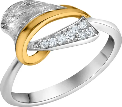 Produktbild von V Ring 925/- Sterling Silber 058 (18,5) Zirkonia weiß 274270327