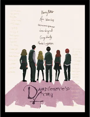 Produktbild von Harry Potter - Gerahmtes Poster "Looking Forward Dumbledore´s Army" PM8534 (45 cm x 35 cm) (Bunt)