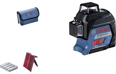 Zdjęcie produktu dla Bosch GLL 3-80 Professional, 30 m, 0,3 mm/m, 4°, 120 m, 630 nm, Poziomy/Pionowy