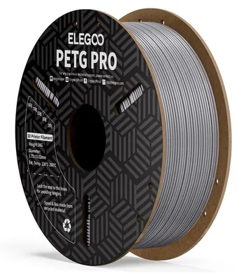 Obrázek produktu pro ELEGOO PETG PRO -1.75mm-1KG-Cardboard Spool-Grey
