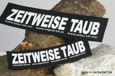 Produktbild von ZEITWEISE TAUB - Logo klein, 1 Paar!