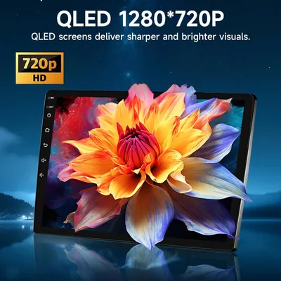 Imagen del producto de Radio para coche 8G-128G, 8 núcleos - Sistema operativo Android 14 - Pantalla QLED HD de 9 pulgadas
