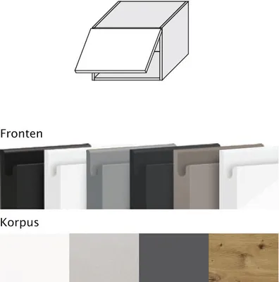 Immagine prodotto di Pensile AVELLINO 50x32,5x36cm senza maniglie fronte lava bianco acrilico lucido (AV-W4B/50)