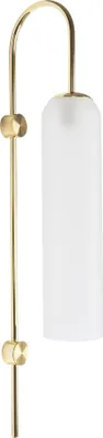 Produktbild von tooLight Wandlampe App664-1W Glas Gold Rohr 1-Lichtquelle E27 19,5X9,5X76