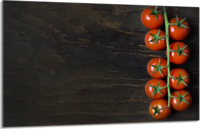Obrázek produktu pro Krycí deska sporáku 80x52cm 1-dílný kryt sklokeramické varné desky, dřevo rajčata