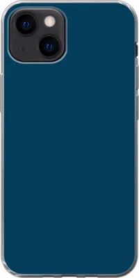 Produktbild von MuchoWow® Handyhülle Schutzhülle Hülle für Telefoonhoesje iPhone 13 mini Indigo - Palette - Farben Silikon Softcase Handy Hülle - Softcase