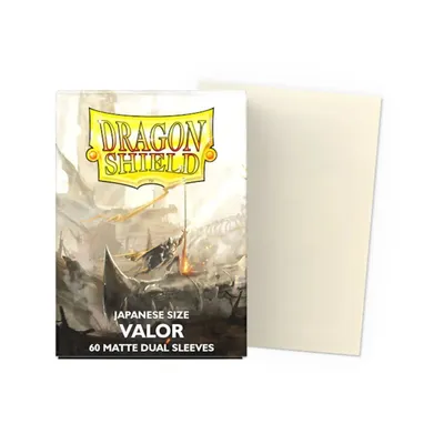 Produktbild von Dragon Shield Japanese Size Dual Matte Sleeves - Valor (60 Sleeves)