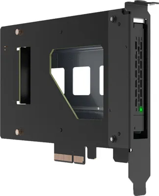 Produktbild von Icy Dock MB111VP-B, SSD-Gehäuse, 2.5", PCI Express 4.0, Schwarz