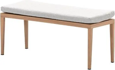 A studio shot of a bench.