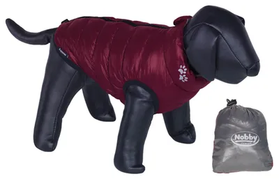 Obrázek produktu pro Nobby Hundemantel Light Bordeaux-Grau 20cm