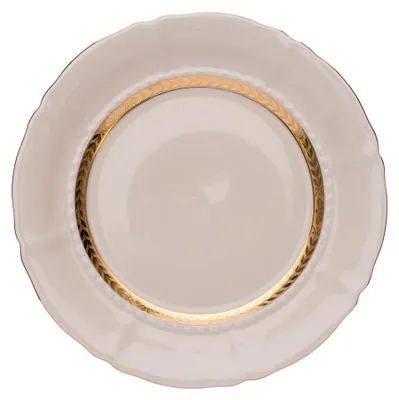Produktbild von Dessertteller, 19 cm, goldener Streifen, Sonáta, Elfenbein, Leander