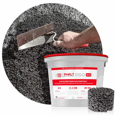Produktbild von EASYPHALT-EASYPHALT PRO Kaltasphalt 0-4 mm 25 kg-0-4mm