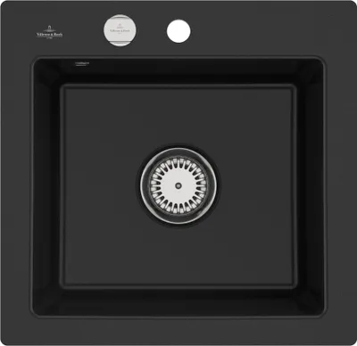 Produktbild von Villeroy & Boch Keramikspüle 33152FJ0, Subway 50 S flat Flächenbündige Spüle - inkl.
