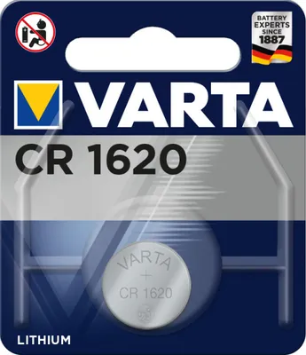 Produktbild von Varta -CR1620, Einwegbatterie, CR1620, Lithium, 3 V, 1 Stück(e), 70 mAh