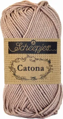 Zdjęcie produktu dla Włóczka Scheepjes Catona 257 / 10 g - różowy migdał
