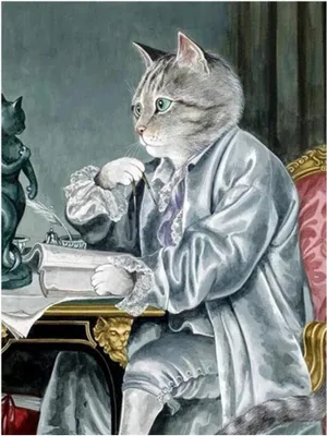 Produktbild von Pampicio Malen nach Zahlen Bild mit Rahmen Herr Katze