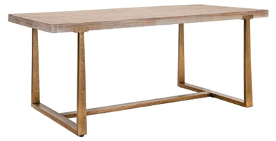 Produktbild von FURNLUX Esstisch Ankara Braun 180cm / Hauptfarbe: Braun / Abmessungen: 180 x 78 x 90 cm