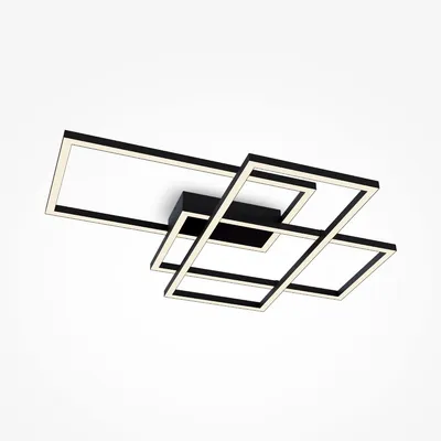 Image de Maytoni Plafonnier Line Noir MOD016CL-L80BK