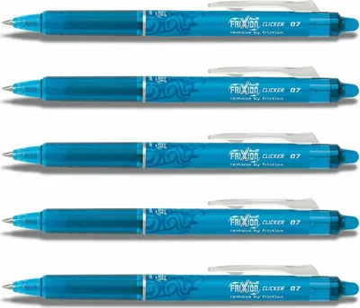 Produktbild von Frixion Clicker 0.7 - 5er-Set hellblau