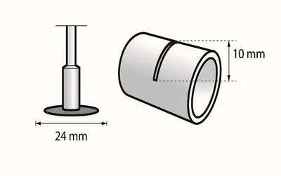 Obrázok produktu pre Dremel 420, Rezací disk, Kov, Plast, Drevo, 35000 ot/min, Dremel, Šedá, 2,38 cm