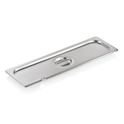 Produktbild von GN 2/4 Deckel mit Löffelaussparung GN 90